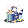 Trash Loot | Raccoon Snack