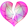 Broken Pink Heart