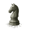 Low Poly Chess Knight Design