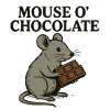 Mouse o'Chocolate Pun Mouse Chocolate