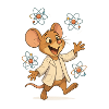 Atomic Scientist Mouse