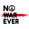 No War Ever Peace Peace Sign