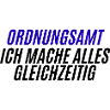Ordnungssamt Blau Typo
