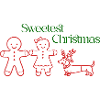 Christmas – Gingerbread Couple & Dachshund (Red)