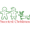 Christmas – Gingerbread Family with Dachshund (green)
