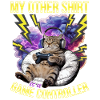 Chat gamer drôle