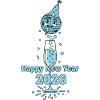 Bonne année 2026 Conception de fête