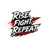 Rise Fight Repeat Fight Slogan Graphic