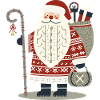 Nordic wool Christmas Santa Claus