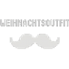 Pixel Christmas Outfit Mustache