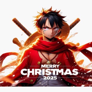 Luffy merry christmas
