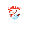 Chillin' Snowman Cocktail Winter Design