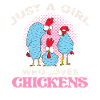 Only one girl loves chickens