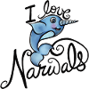 Narwhal Love Illustration