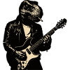 Tyranno Rocker Dino Guitarist