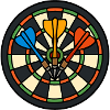 Dartboard Motiv: Farbdruck