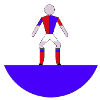  Subbuteo Geometric Hero on Blue Arc