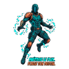 Cyberpunk Hero – Comic-Illustration