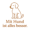 Hundmotiv: Allt är bättre med en hund