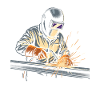 Welding Sparks I'D TACK THAT