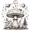 Toadstool Mushroom Psilo