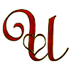 Gott Herz Goldschrift Ornament