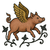 Winged pig MARGINALIA