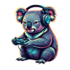 Koala Gaming Tier Videospiele Lustiger Koala