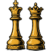 King Queen Chess