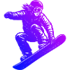 Fresh snowboard motif for snowboard