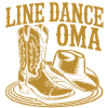 Line Dance Granny Boots Hat