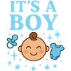 It's a Boy – Baby Motif