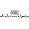 London Doppedecker Bus ECG Heartbeat