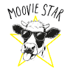 Moovie Star Pun Cow Illustration
