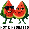 Summer Fun Watermelon Couple