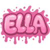 Graffiti ELLA Name Gift Ideal Printable