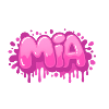 Graffiti MIA Name Gift Ideal Printable