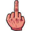 Stinkefinger Illustration