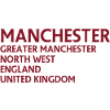 Manchester Name Stack Typography