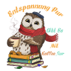 Coffee Drinking Relaxation Owl