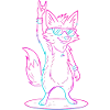 Rocking Fox With Sunglasses Cool