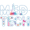 MedTech Labor Neon Wissenschaftsdesign