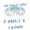 Après Ski Party Team Ski Goggles