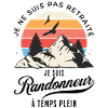 Full-time hiker not retired