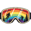 Ski Goggles Rainbow Mountain