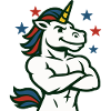 Confident Unicorn Illustration