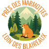 Alpine Marmot in the Forest