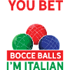 Funny Italian Bocce Ball Player Sports Design