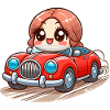 Petite voiture cartoon