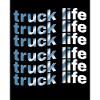 Truck Life Grid Gradient